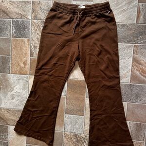 Hollister Chocolate Flared Joggers
